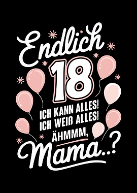 18th Birthday Design