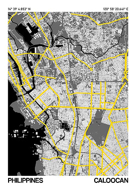 Caloocan City Street Map