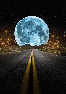 Full blue Moon Road