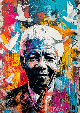 Nelson Mandela Portrait