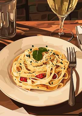 Creamy Pasta with Basil