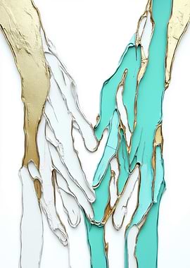 Abstract Hand Painting