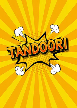 Tandoori Curry Comic Art
