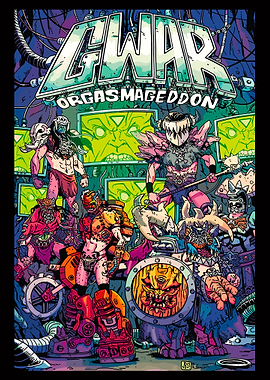 GWAR Orgasmageddon Comic Cover