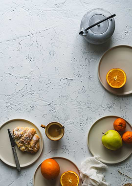 Breakfast Tabletop Still Life