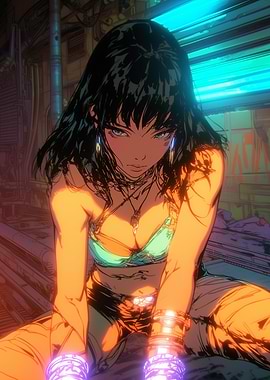 Cyberpunk Anime Girl