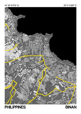 Binan City Street Map