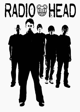 Radiohead Band Silhouette