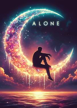 Alone on Crescent Moon