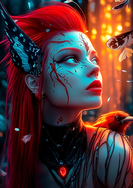 Mystical Forest Woman