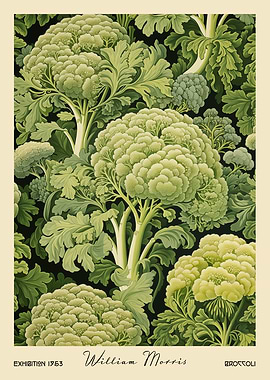 William Morris Broccoli Kitchen