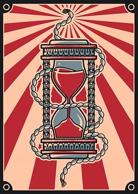 Hourglass vintage design