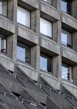Concrete Building Facade