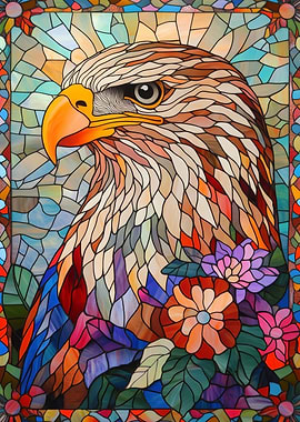 Stained Glass Eagle