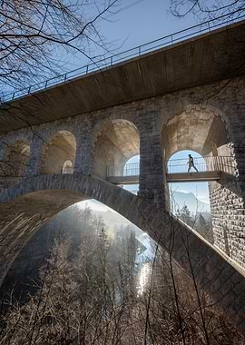 Stone Bridge with Arches