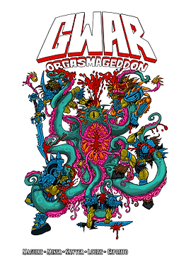 GWAR Orgasmageddon Comic Art