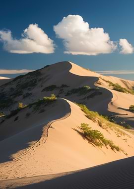 Sand Dunes Landscape