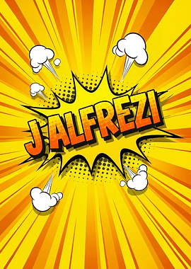 Jalfrezi Curry Comic Book Speech Bubble