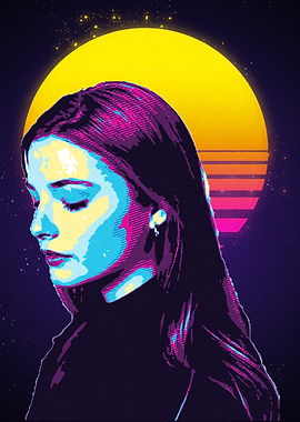 Retro Woman Portrait