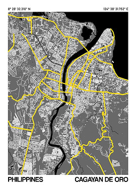 Cagayan De Oro City Street Map