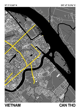 Can Tho City Street Map