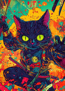 Ninja Cat Artwork