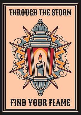 Vintage Lantern & Storm Art