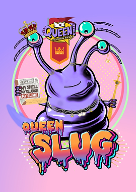 Queen Slug Cartoon