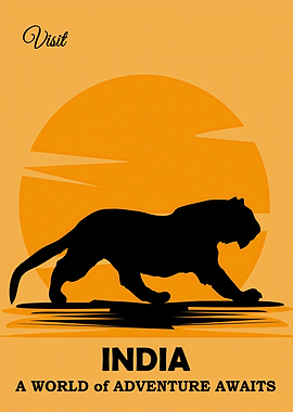 India Travel Poster