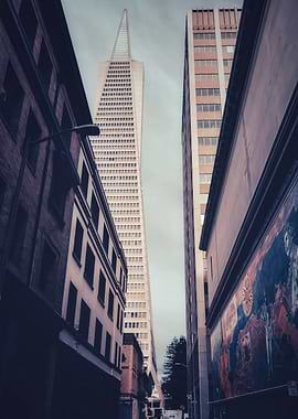 Transamerica Pyramid Alleyway