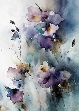 Watercolor Floral Art