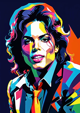 Michael J Pop Art Portrait