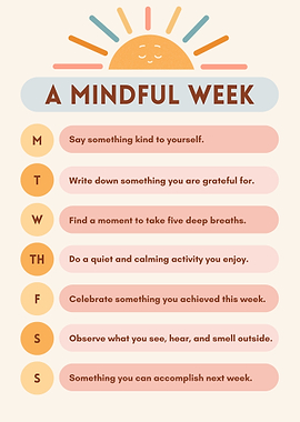 Mindful Week Planner