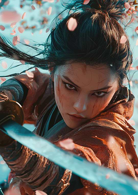 Samurai Warrior Woman