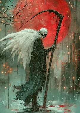Grim Reaper in Snow