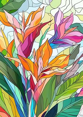Colorful Floral Illustration