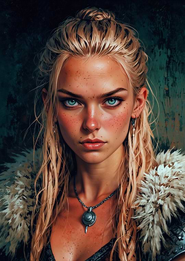 Warrior Woman Portrait - Ageda