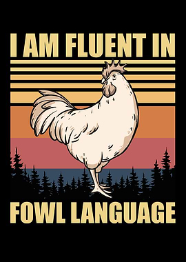 Fowl Language Retro Design