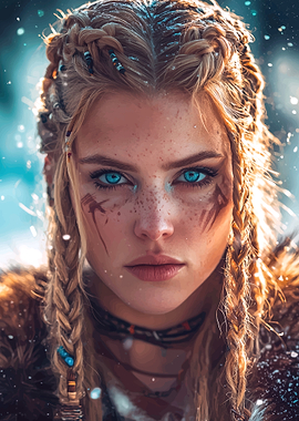 Warrior Woman Portrait