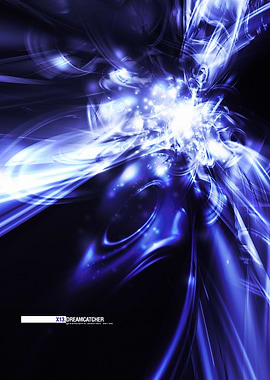 Abstract Blue Dreamcatcher