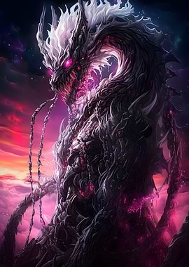 Dark Cyberpunk Dragon