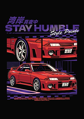Nissan Skyline GT-R Art Print
