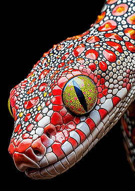 Red-Eyed Gecko Close-Up