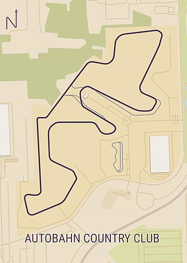 Autobahn Country Club Map