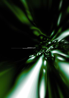 Abstract Green Wavelength