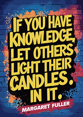 Knowledge Quote Poster