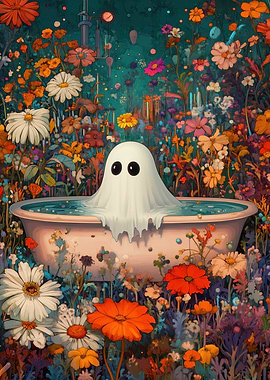 Ghost in a Flower Bath