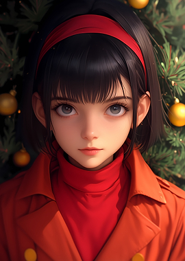 Anime Girl in Red