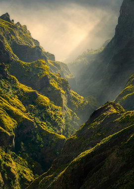 Pico do Ariero is one of the higher mountains on the island of Madeira.