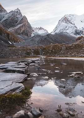 Mountain Lake Reflection